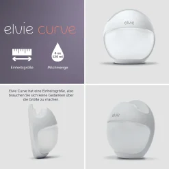 elvie Curve Silikon-Handmilchpumpe* Milchpumpen