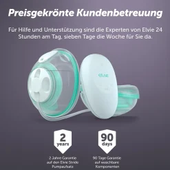 elvie Stride - Elektrische Doppelpumpe* Stillzeit & Rückbildung|Milchpumpen