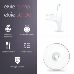 elvie 2er Pack Stillhütchen für Pump/Stride L 19mm* Milchpumpen