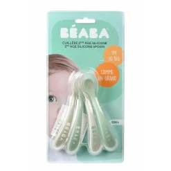 Bu00c8ABA 4er Set Babylöffel aus Silikon 8+ Monate* Besteck & Geschirr