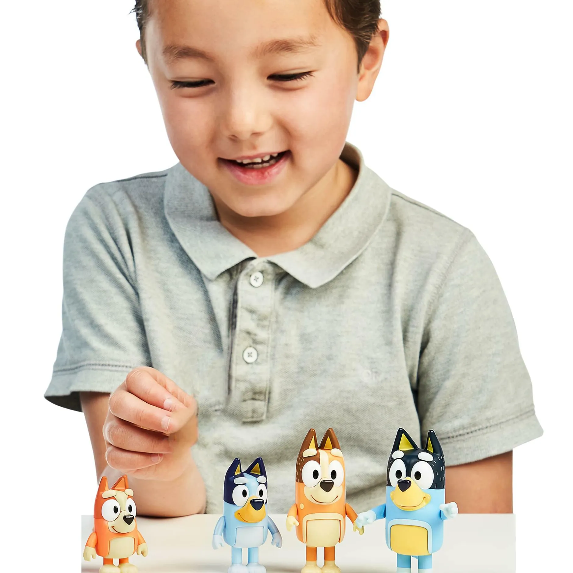 Moose 4er Set BLUEY Spielfiguren*Kinder Lernspielzeug