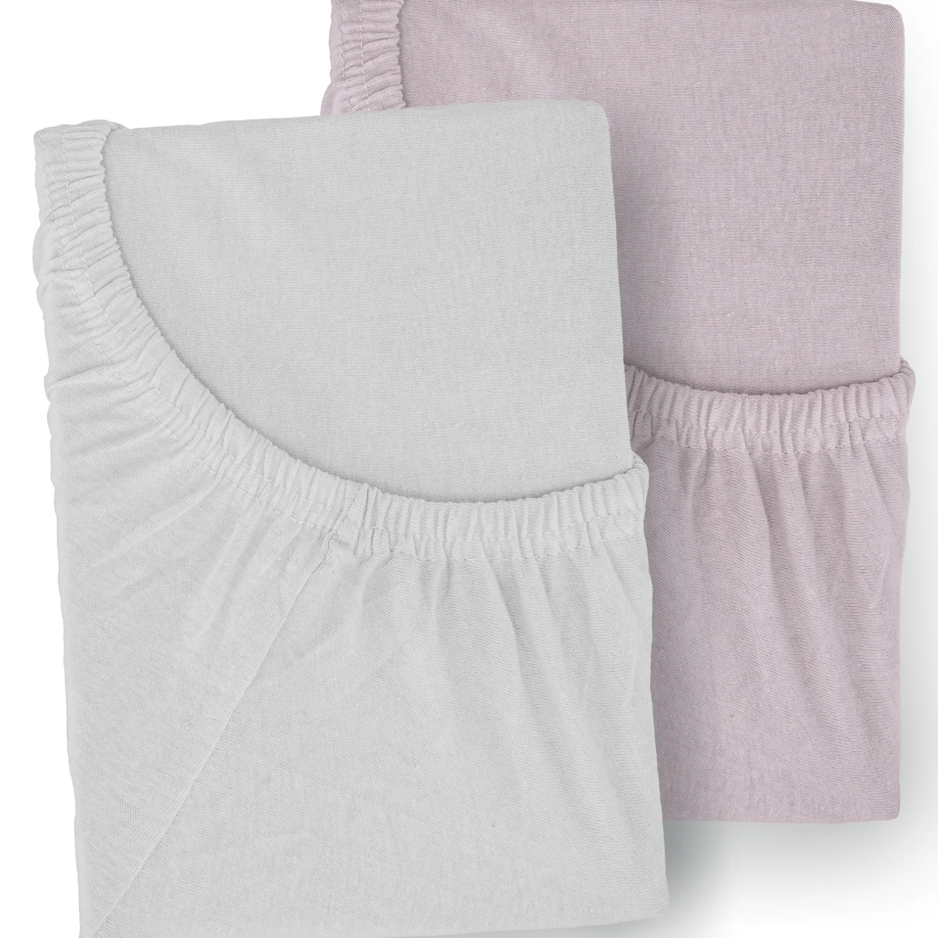LITTLE ONE 2er Set Jersey Spannbetttücher bis 70 x 140 cm* Babybettwäsche