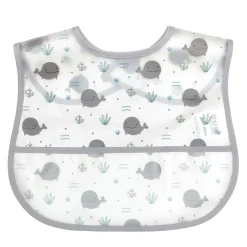 LITTLE ONE 2er Set Klettlätzchen Wal* Lätzchen|Lätzchen