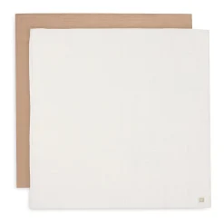 jollein 2er Set Mulltücher Biscuit/Ivory 115 x 115 cm* Mullwindeln|Mullwindeln