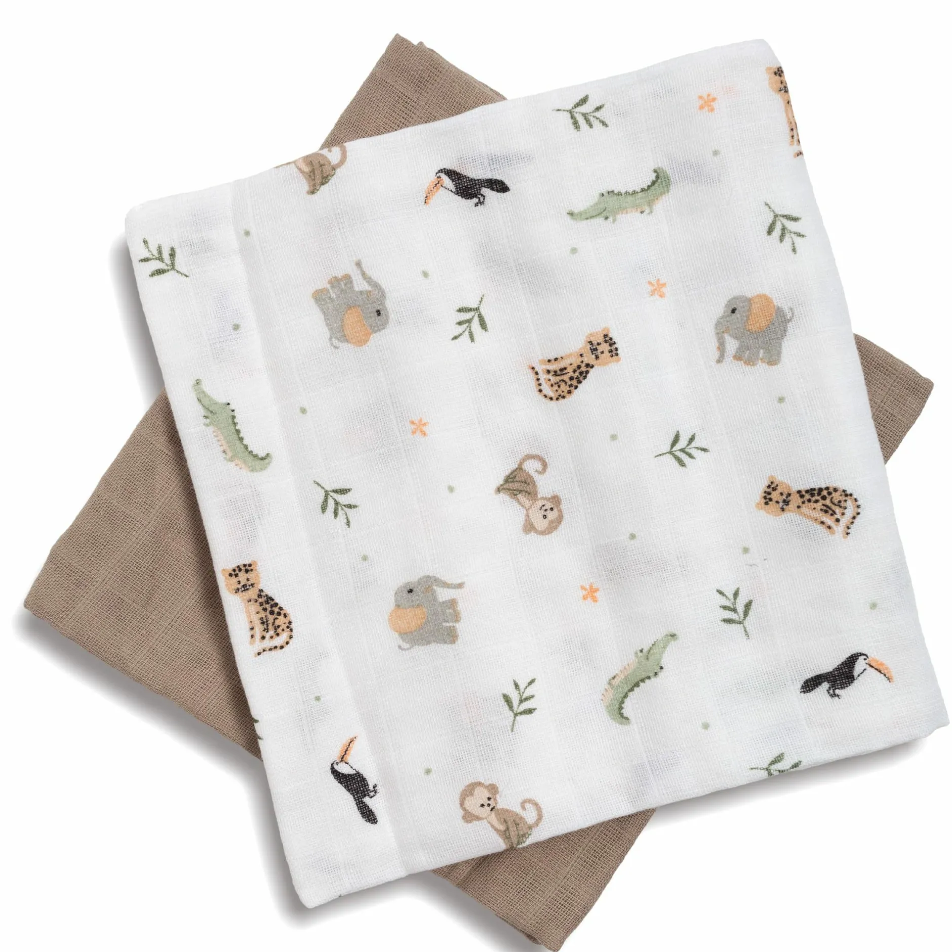 LITTLE ONE 3er Set Mulltücher Jungle* Mullwindeln|Mullwindeln