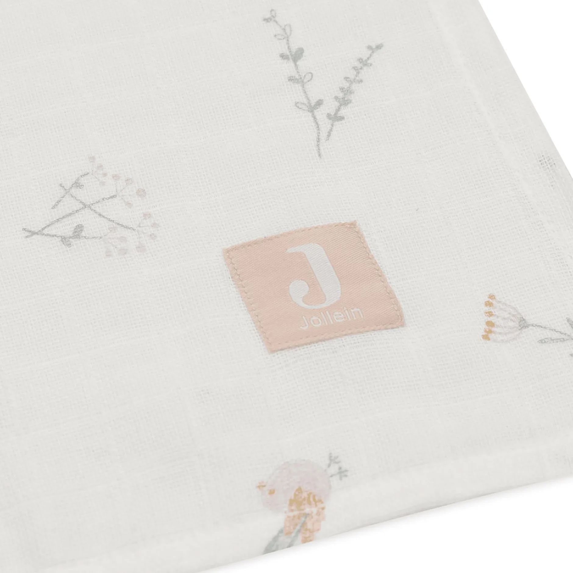 jollein 2er Set Mulltücher Lovely Birds 115 x 115 cm* Mullwindeln|Mullwindeln
