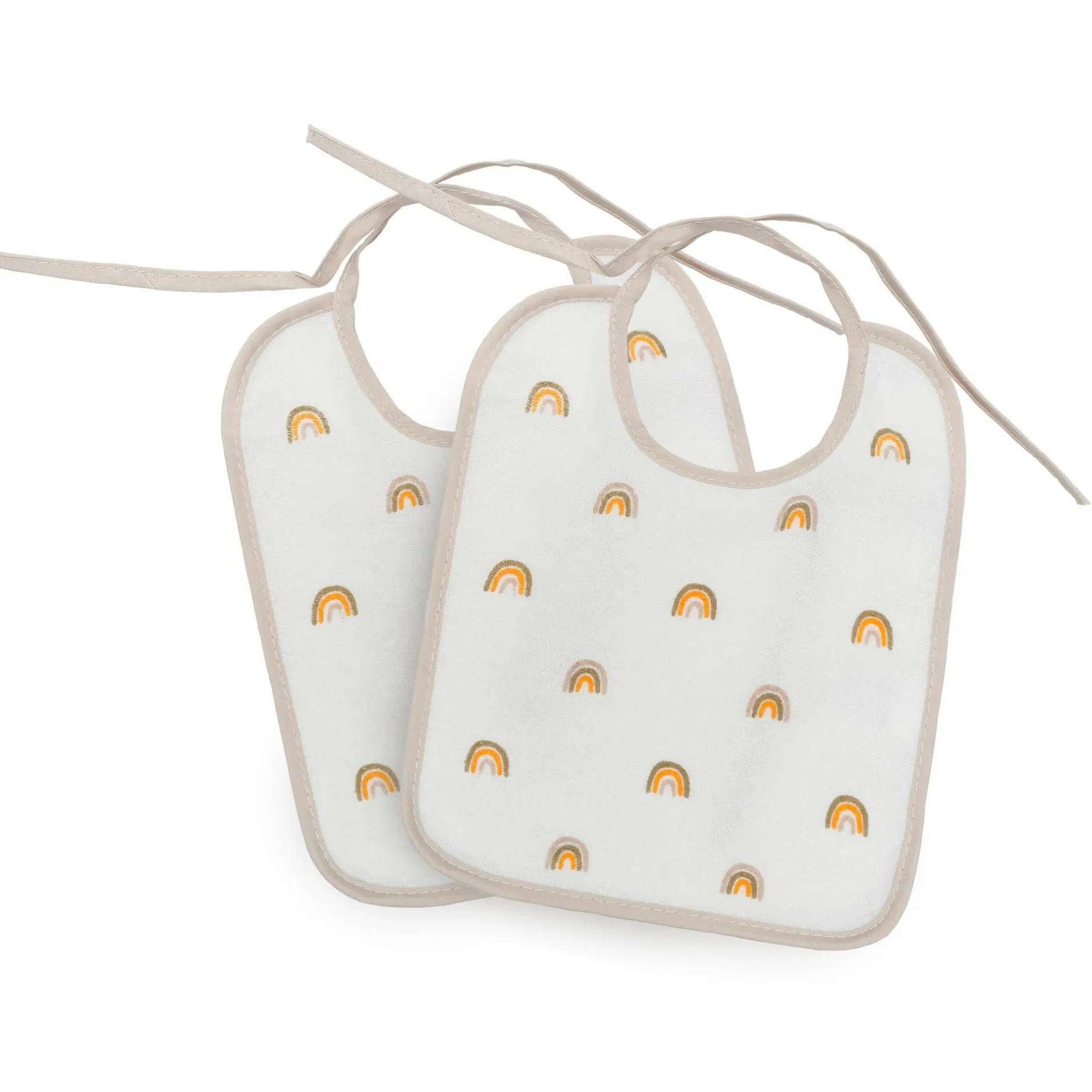 LITTLE ONE 7er-Pack Bindelätzchen Regenbogen* Lätzchen|Lätzchen
