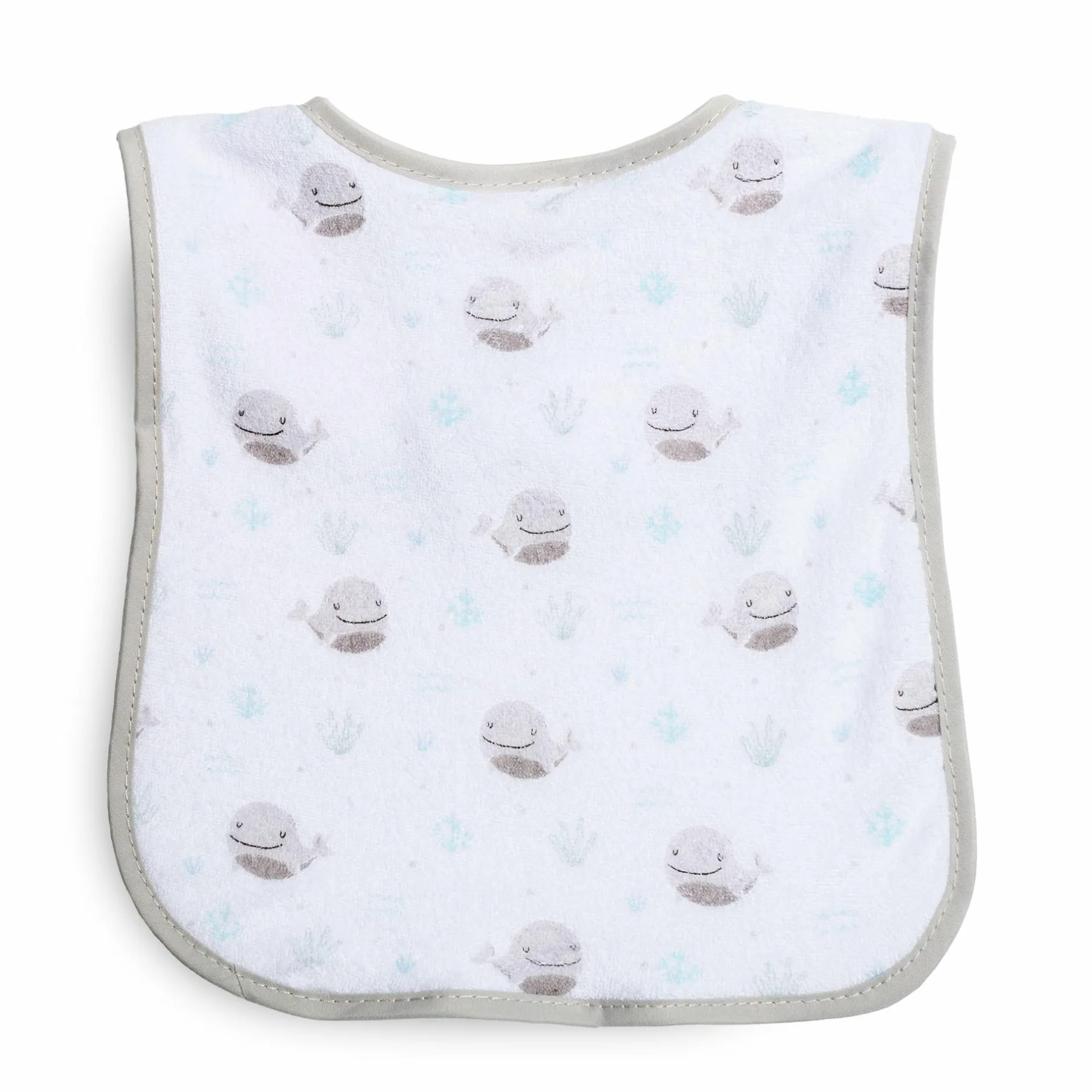 LITTLE ONE 3er-Pack Klettlätzchen Wal* Lätzchen|Lätzchen