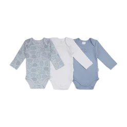 LITTLE ONE 3er-Pack Langarmbodys Schildkröte* Bodys