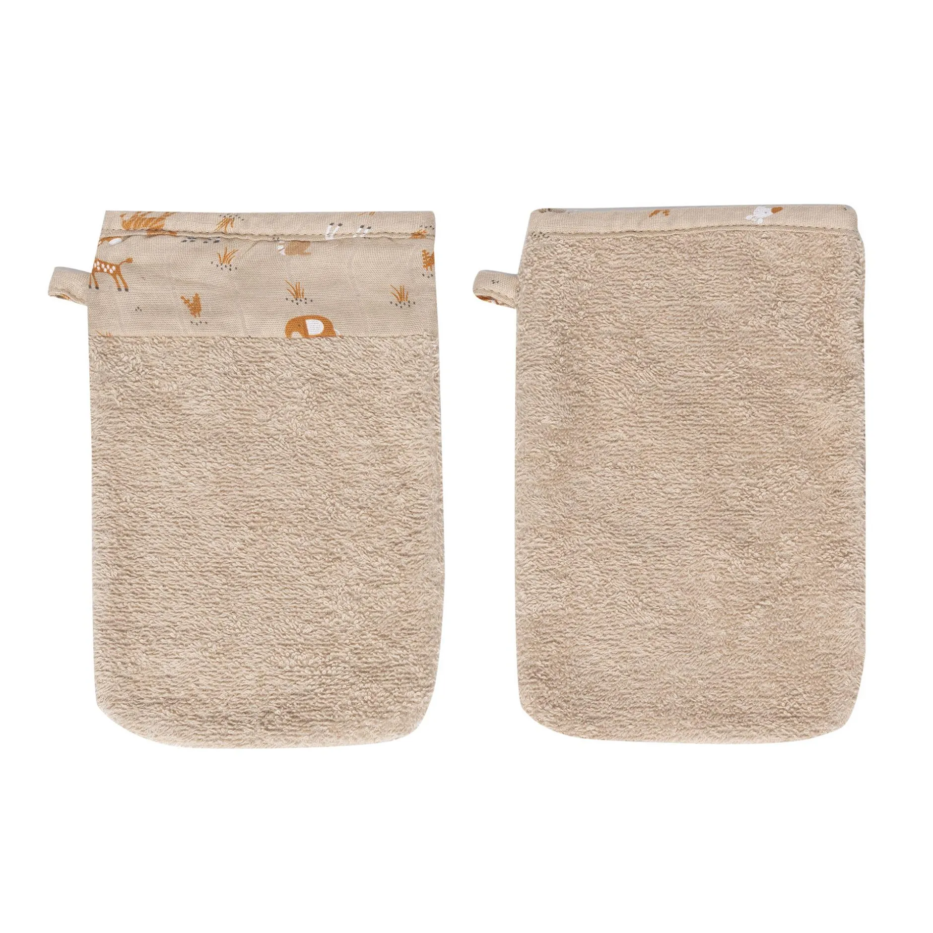 bu00e9bu00e9-jou 2er-Pack Waschhandschuh Steppe* Badetextilien|Badetextilien