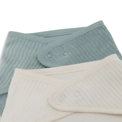 jollein 2er-Set Bandana Lätzchen Seagreen / Ivory* Lätzchen|Lätzchen