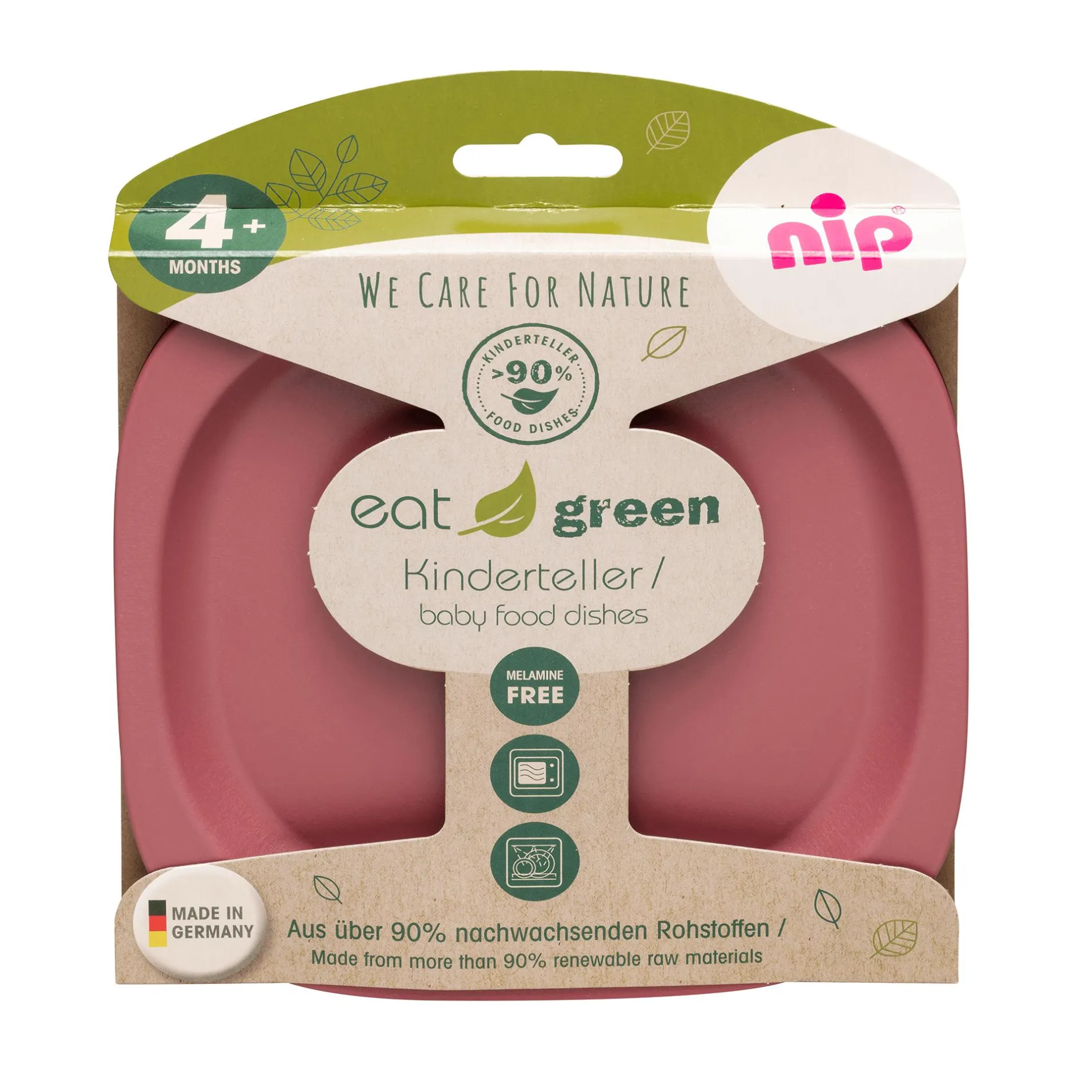 nip 2er-Set Kinderteller Eat Green* Besteck & Geschirr