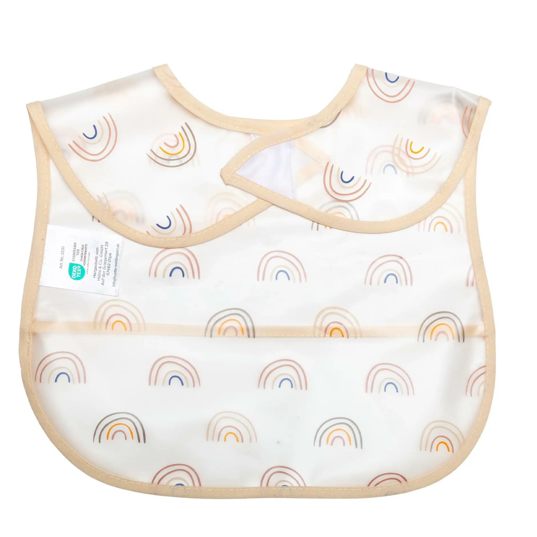 LITTLE ONE 2er-Set Klettlätzchen Regenbogen* Lätzchen|Lätzchen