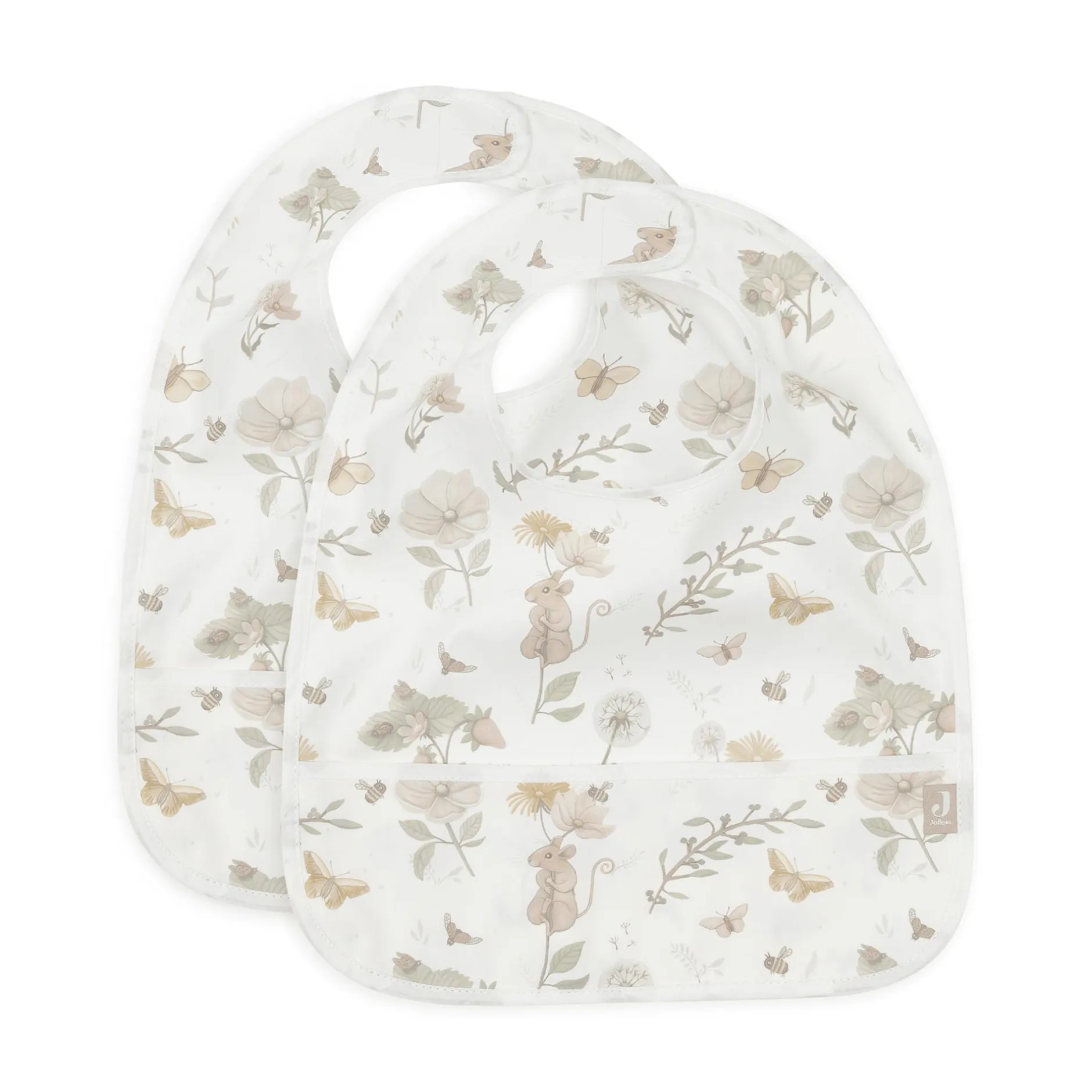 jollein 2er-Set Lätzchen Dreamy Mouse* Lätzchen|Lätzchen