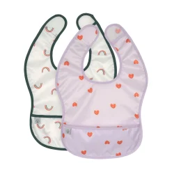 Lu00c4SSIG 2er-Set Lätzchen Heart* Lätzchen|Lätzchen