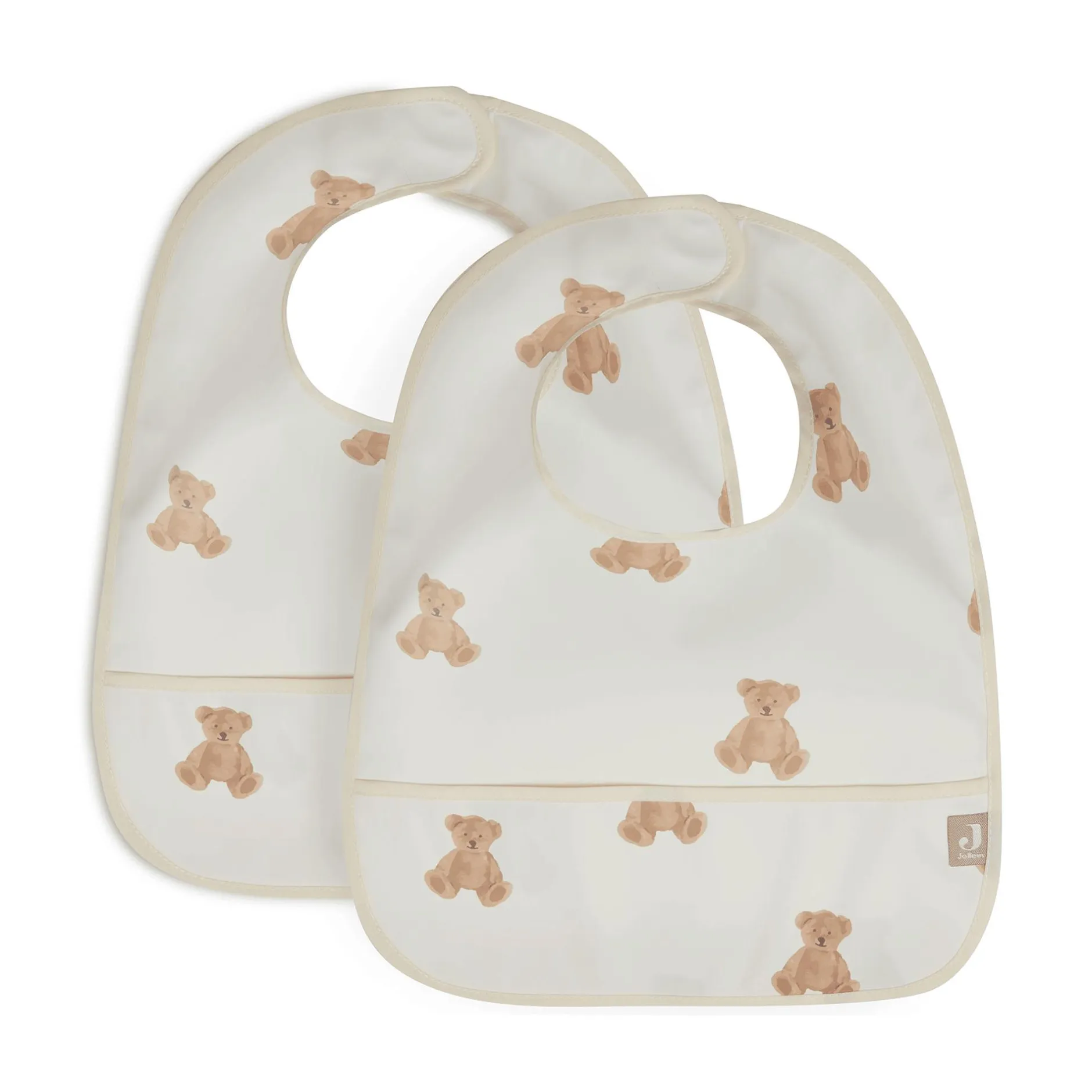 jollein 2er-Set Lätzchen Teddybär* Lätzchen|Lätzchen