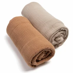 MEYCO 2er-Set Mulltücher 120 x 120 cm* Mullwindeln|Mullwindeln