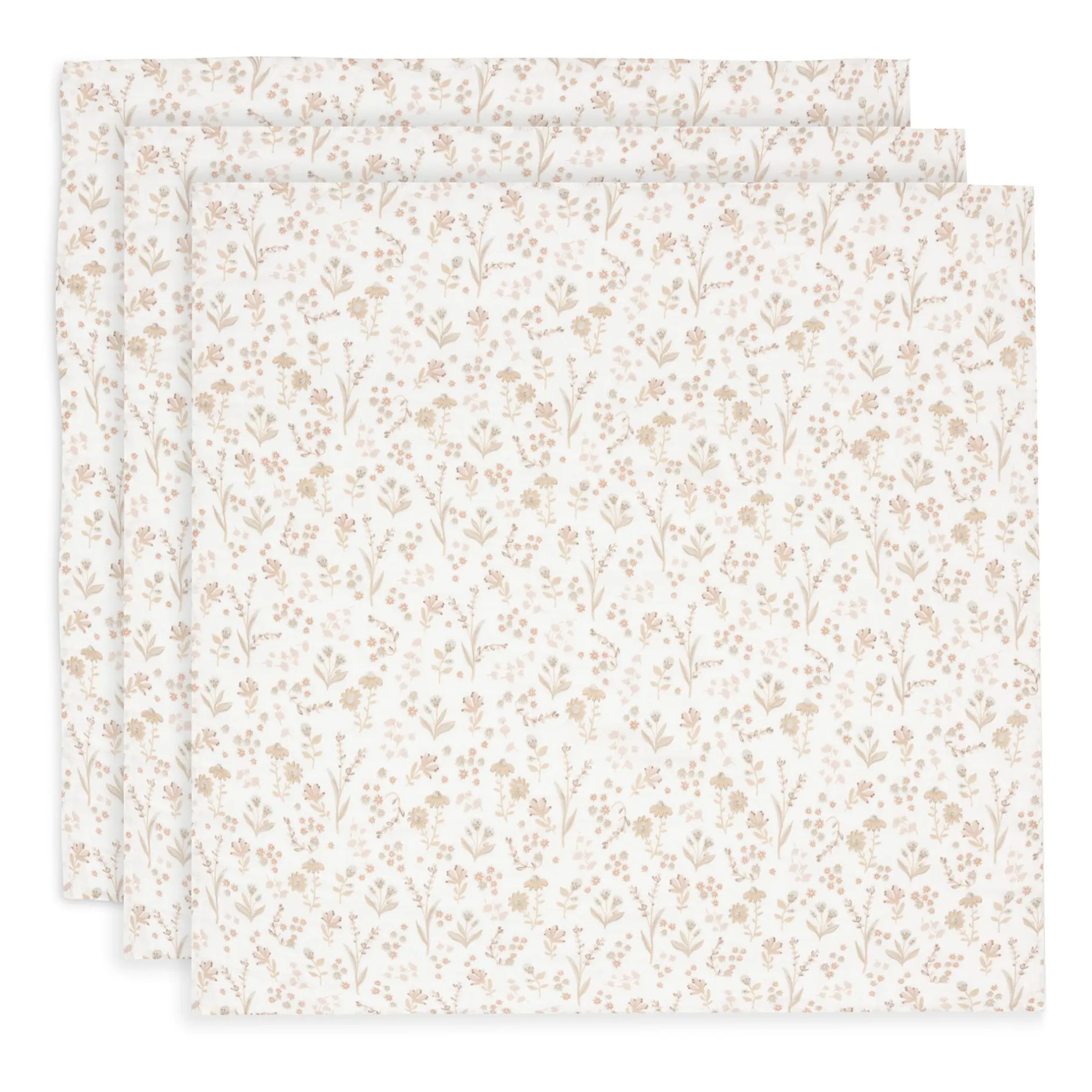 jollein 3er-Set Mulltücher Bloomy 70 x 70 cm* Mullwindeln|Mullwindeln