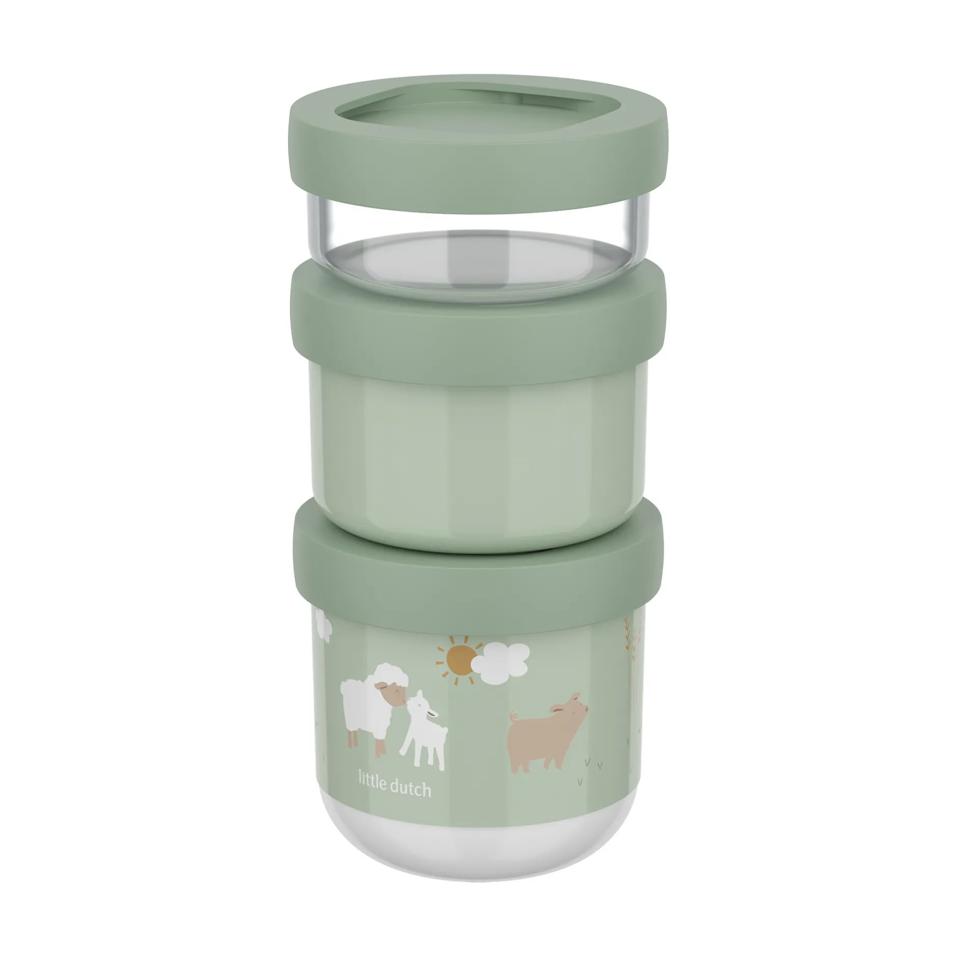 MEPAL 3er-Set Snackbox Mio Little Farm* Nahrungsbehälter