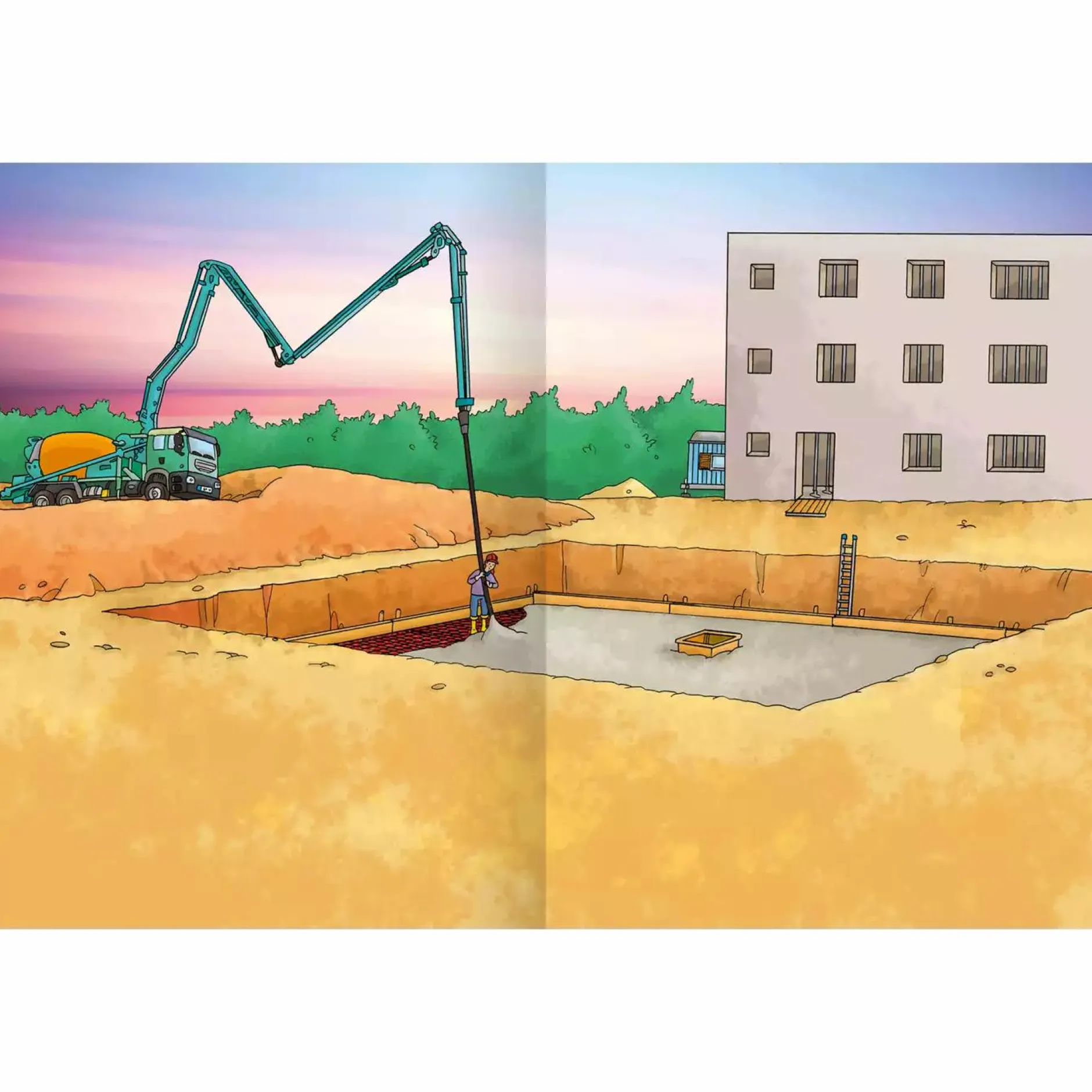 arsEdition Erstes Stickern - Baustelle*Kinder Kinderbücher|Spielzeug Ab 3 Jahren