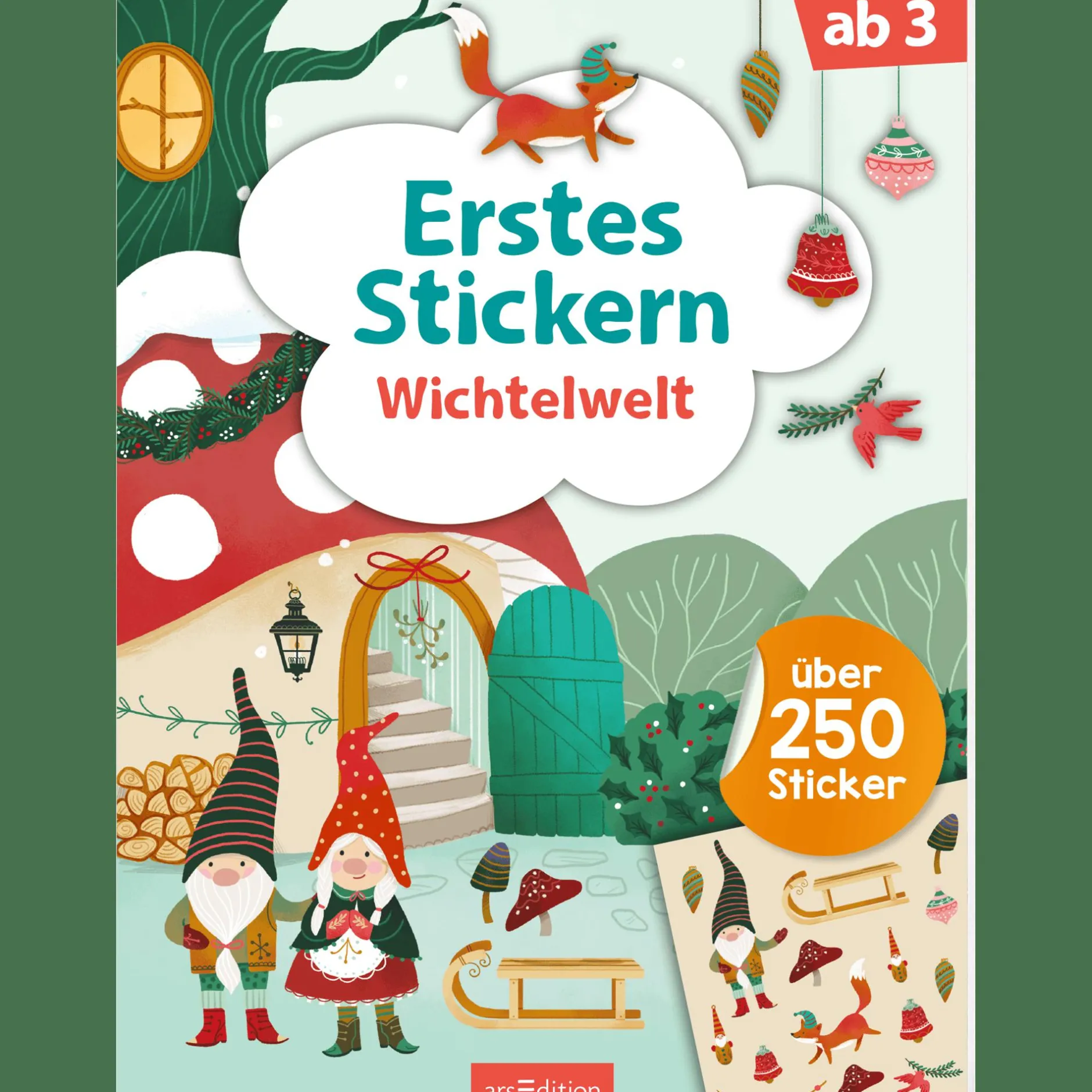 arsEdition Erstes Stickern – Wichtelwelt*Kinder Kinderbücher|Spielzeug Ab 3 Jahren