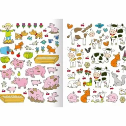 arsEdition Erstes Stickern Bauernhof*Kinder Kinderbücher|Spielzeug Ab 3 Jahren