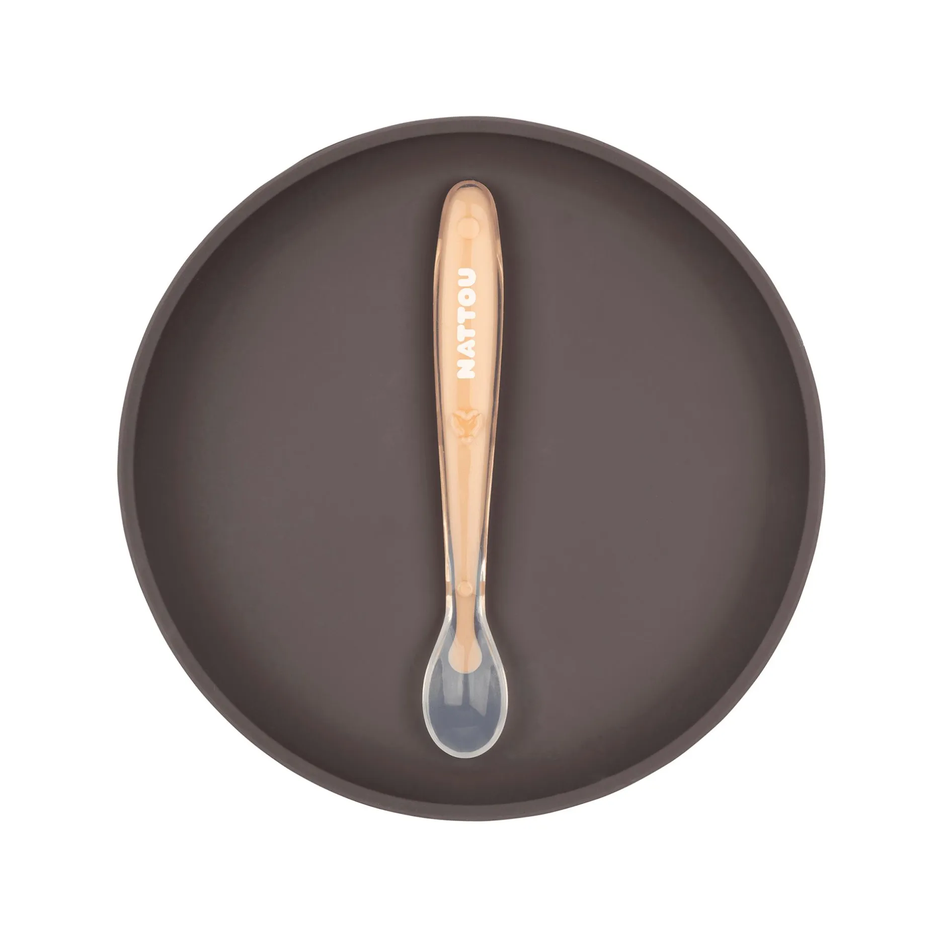 Nattou Esslern-Set aubergine/pfirsich* Besteck & Geschirr