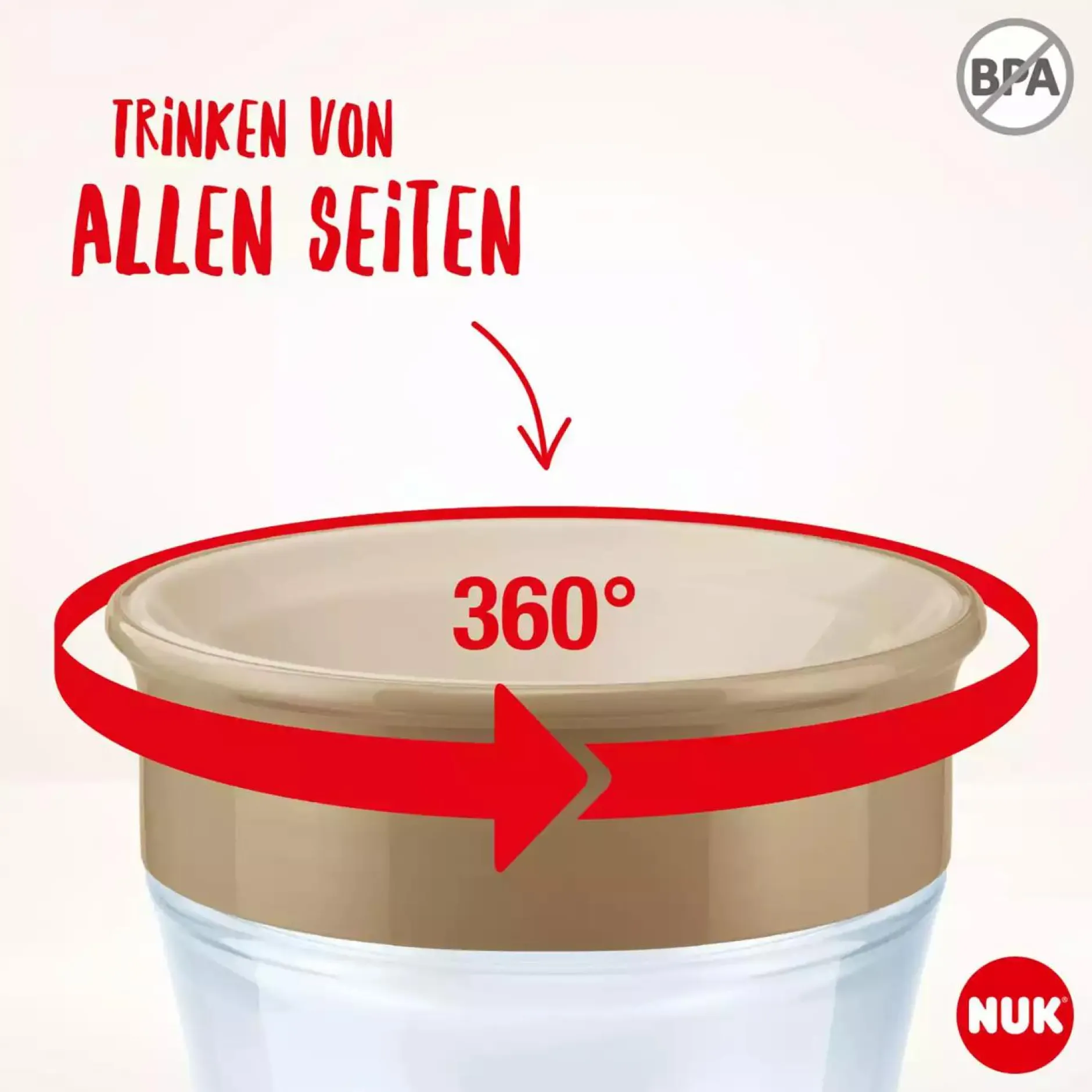 NUK Evolution Magic Cup Minnie 230ml* Flaschen & Sauger