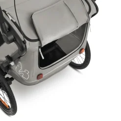hauck Fahrradanhänger Bike n Walk Duo Light Grey* Fahrradanhänger