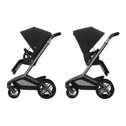 MAXI-COSI Premium Fame Gestell Twillic Black*Kinder Kombi-Kinderwagen