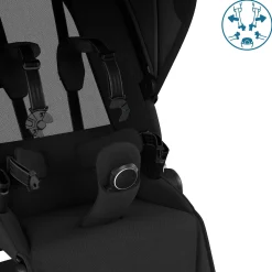 MAXI-COSI Premium Fame Gestell Twillic Black*Kinder Kombi-Kinderwagen