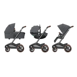 MAXI-COSI Premium Fame Gestell Twillic Graphite*Kinder Kombi-Kinderwagen