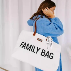 CHILDHOME Family Bag Teddy Altweiß* Wickeltaschen