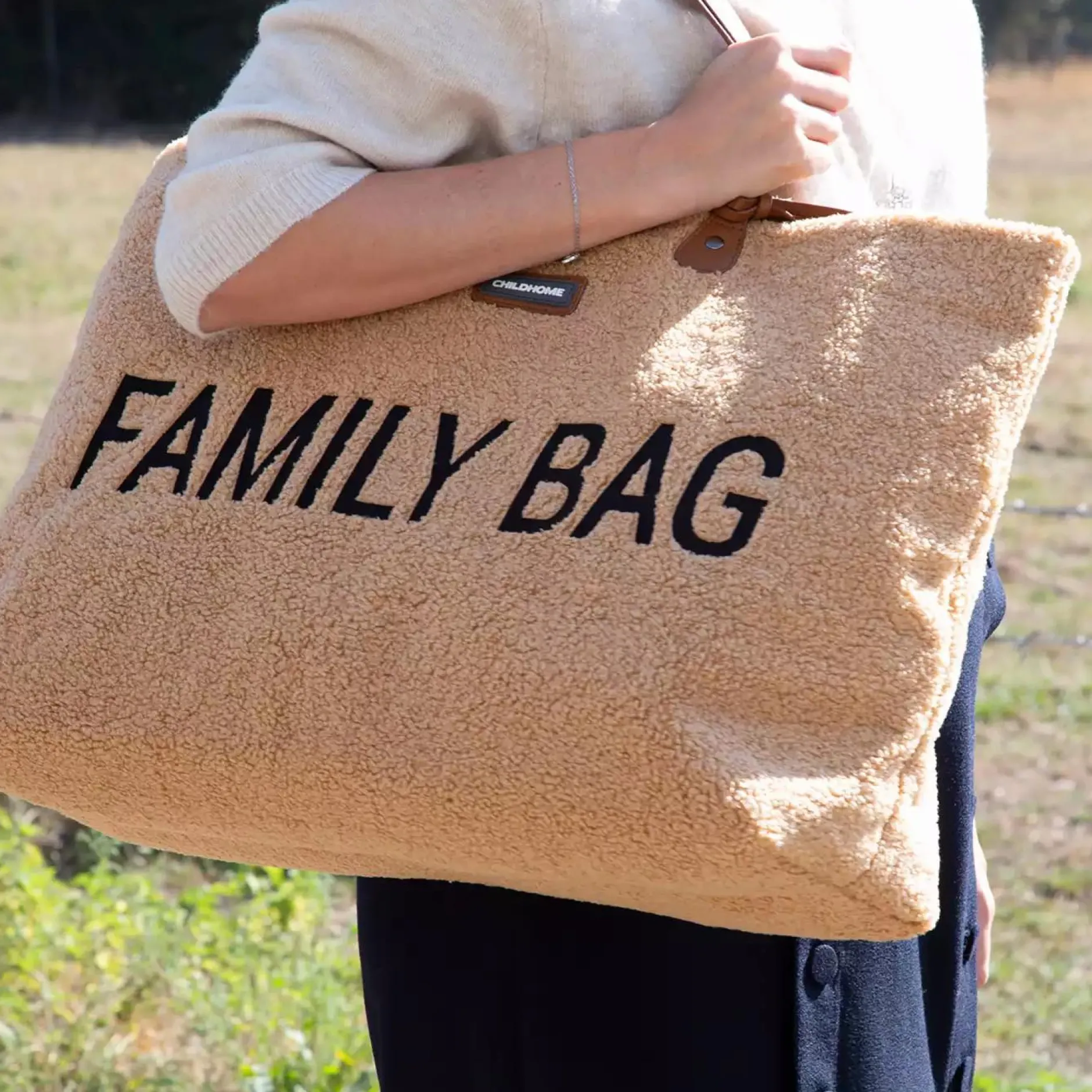 CHILDHOME Family Bag Teddy Beige* Wickeltaschen