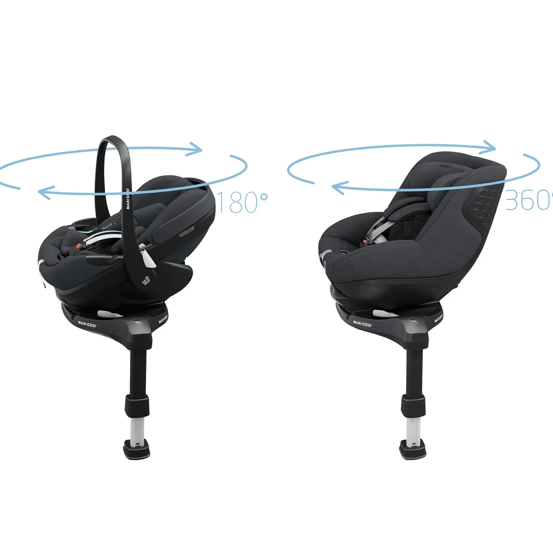 MAXI-COSI Premium FamilyFix 360 Pro*Kinder Isofix Stationen