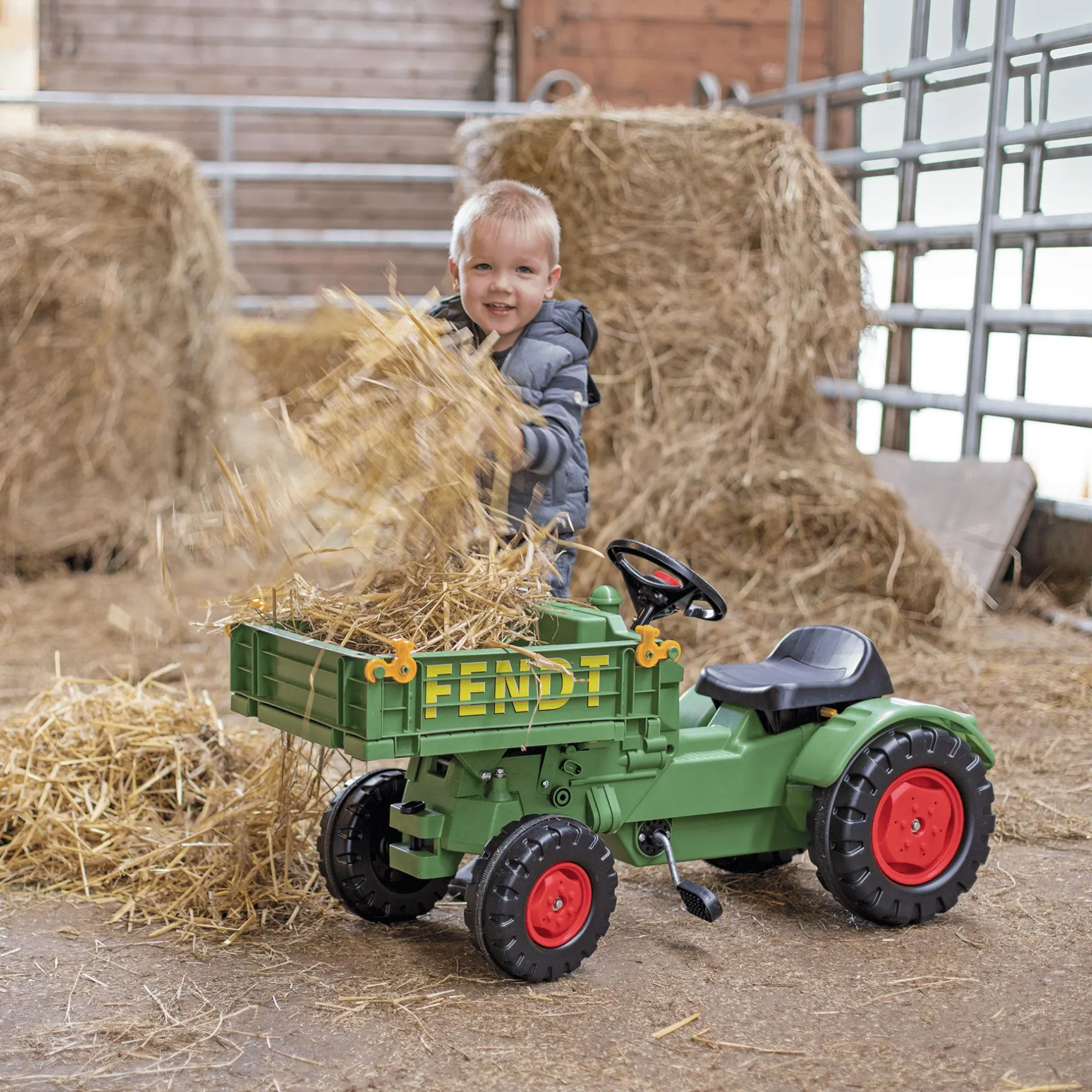 BIG Fendt Geräteträger Kindertraktor*Kinder Kinderfahrzeuge