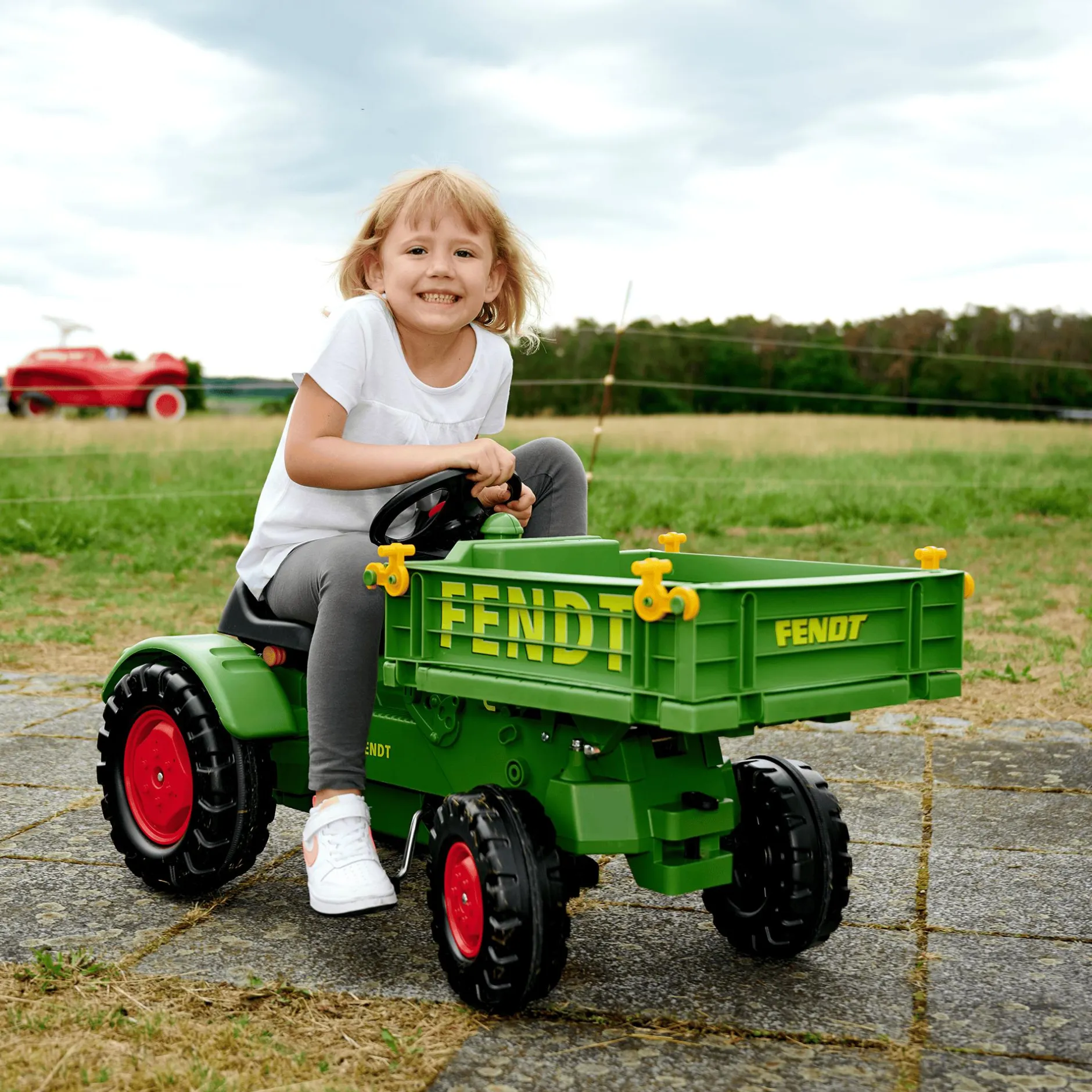 BIG Fendt Geräteträger Kindertraktor*Kinder Kinderfahrzeuge