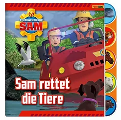 PANINI Feuerwehrmann Sam rettet die Tiere*Kinder Kinderbücher|Spielzeug Ab 4 Jahren