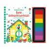 USBORNE Fingerstempeln: Bunte Weihnachtswerkstatt*Kinder Kinderbücher