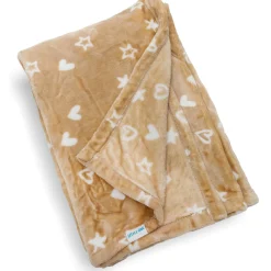 LITTLE ONE Flanell Fleecedecke Herzchen* Bettausstattung