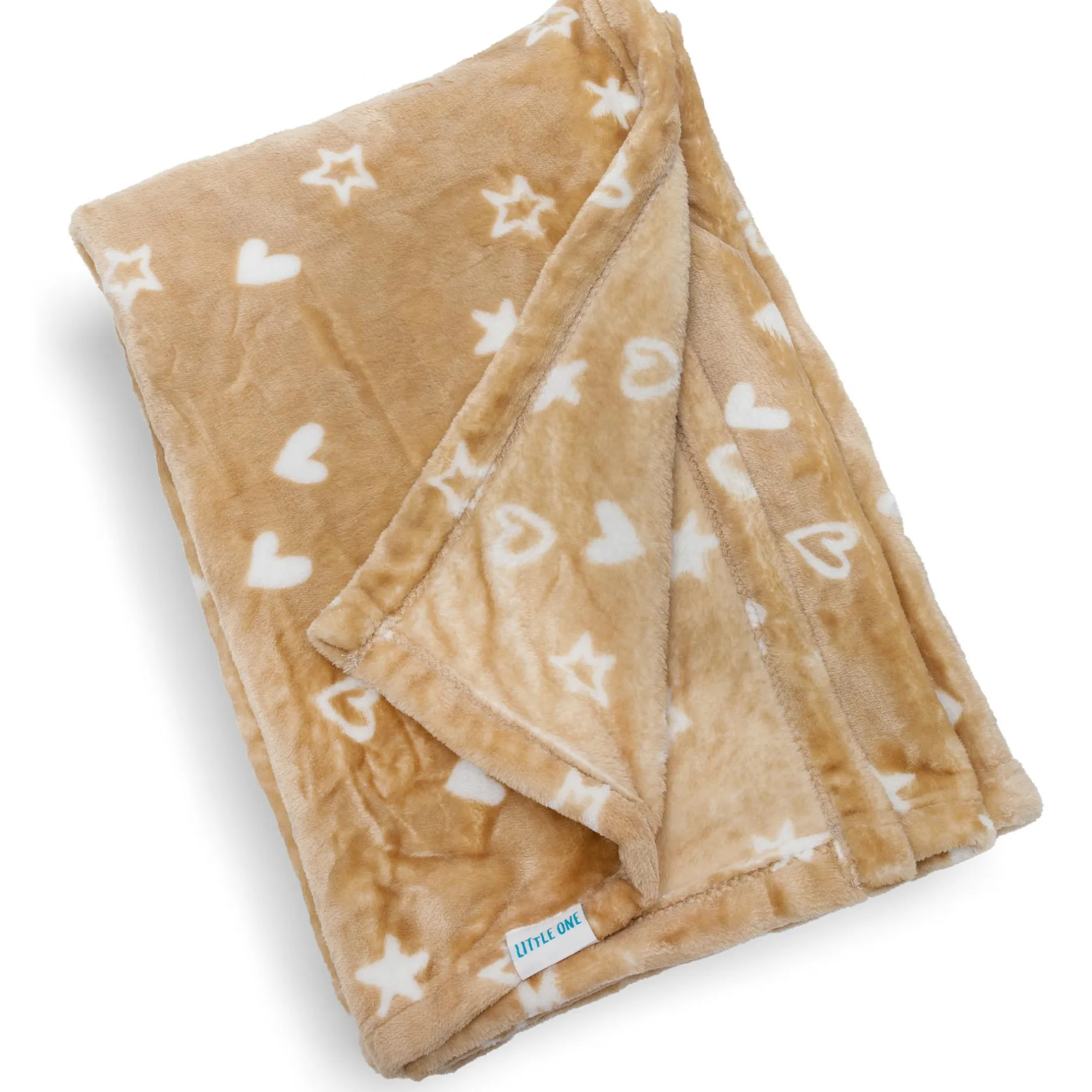 LITTLE ONE Flanell Fleecedecke Herzchen* Bettausstattung