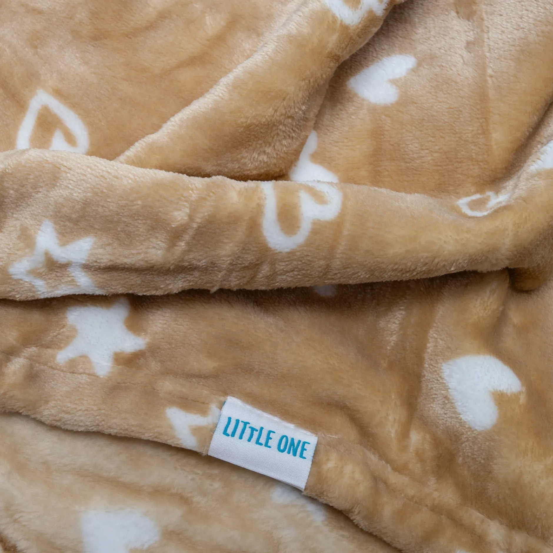LITTLE ONE Flanell Fleecedecke Herzchen* Bettausstattung
