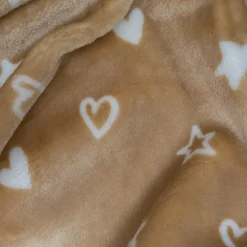 LITTLE ONE Flanell Fleecedecke Herzchen* Bettausstattung
