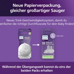 PHILIPS AVENT Flaschensauger Natural Response Gr. 5 ab 6 Monate SCY965/02* Flaschen & Sauger