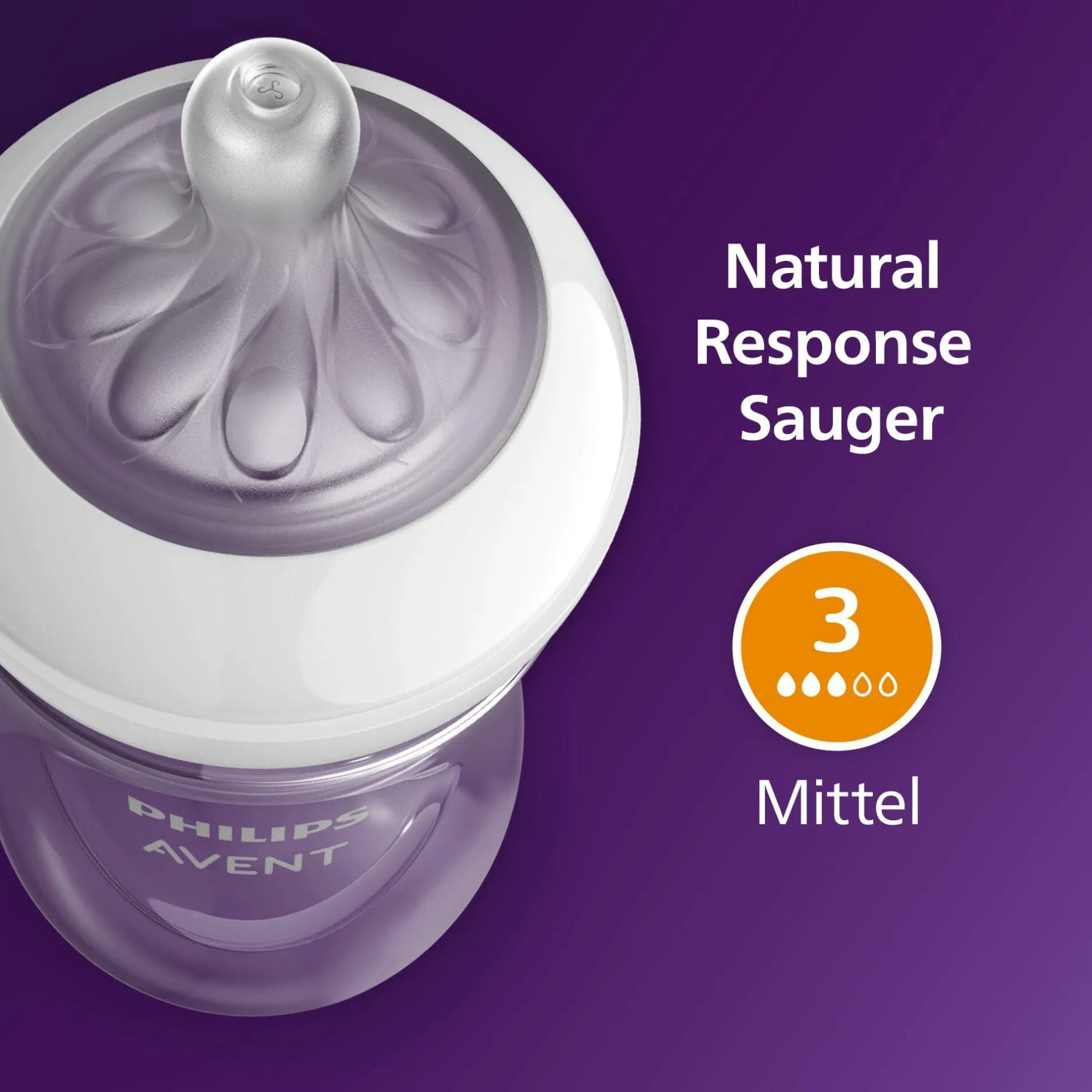 PHILIPS AVENT Flaschen-Set Natural Response Unterwasserwelt SCD837/11* Flaschen & Sauger