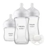 PHILIPS AVENT Flaschen-Starter-Set Glas Natural Response SCD878/11* Flaschen & Sauger