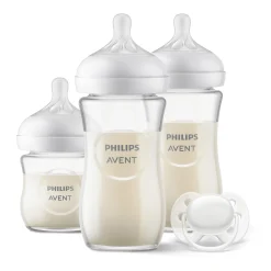 PHILIPS AVENT Flaschen-Starter-Set Glas Natural Response SCD878/11* Flaschen & Sauger