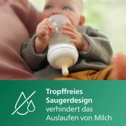 PHILIPS AVENT Flaschen-Starter-Set Glas Natural Response SCD878/11* Flaschen & Sauger