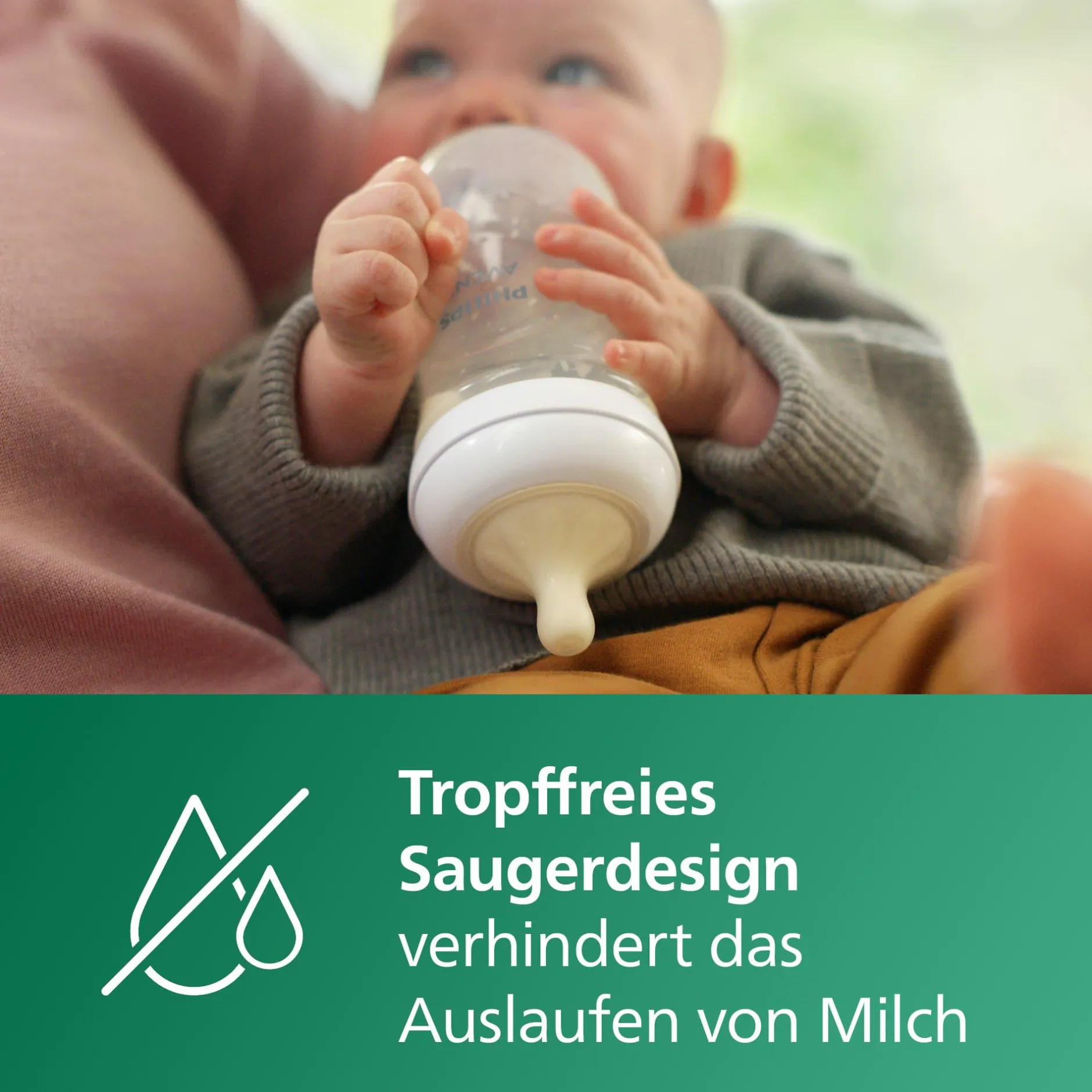 PHILIPS AVENT Flaschen-Starter-Set Glas Natural Response SCD878/11* Flaschen & Sauger