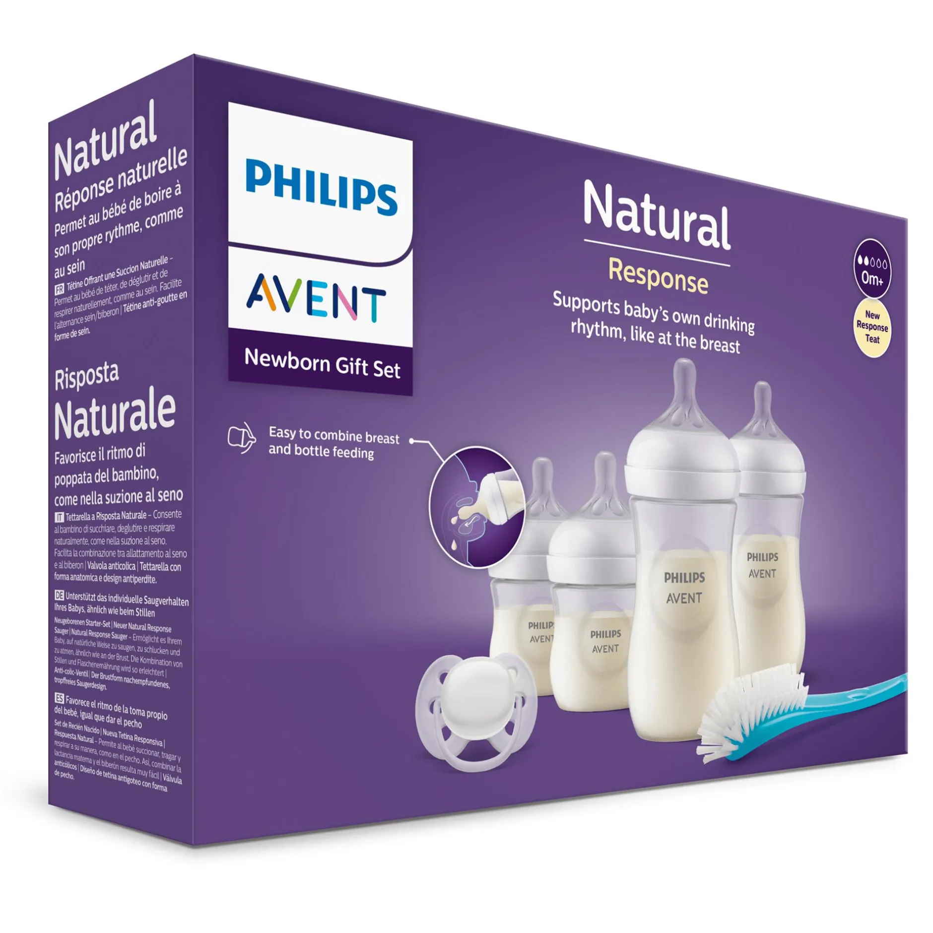 PHILIPS AVENT Flaschen-Starter-Set Natural Response SCD838/11* Flaschen & Sauger